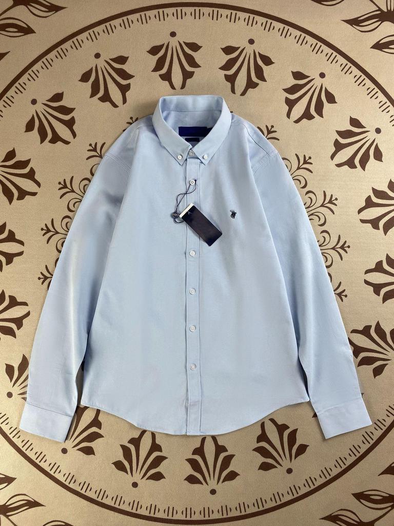 Ralph RL Little Pony Logo War Horse Long Sleeve Classic Embroidered Cotton Polo Shirt for Women