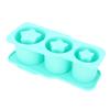 Silicone Ice Cube Tray for Universal Tumbler Cup 20 30 40oz 3 Star Shaped Hollow Ice Mold Maker