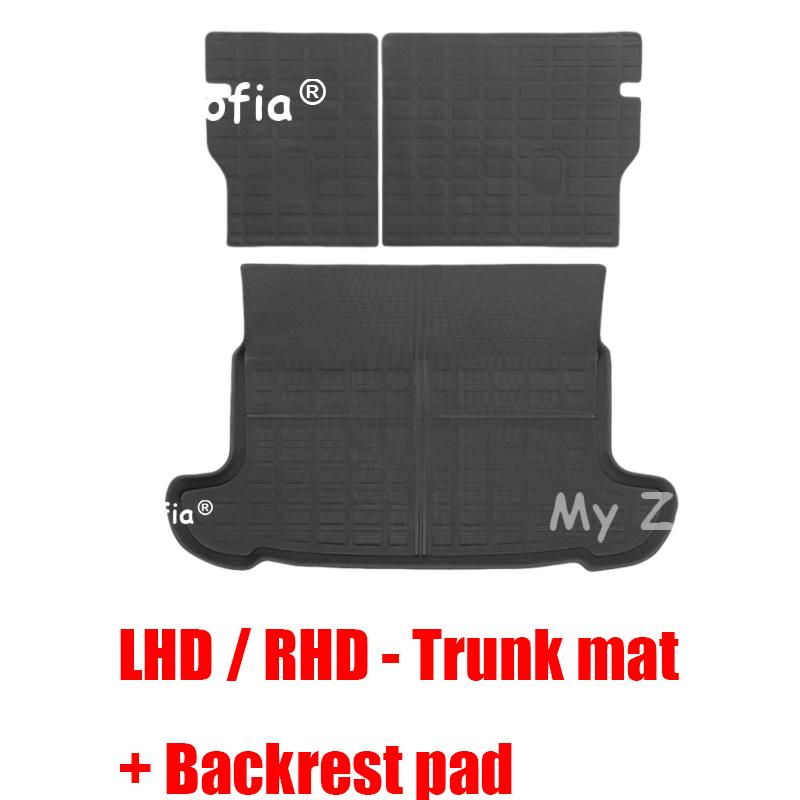For GAC AION V 2024 2025 Car TPE Floor Mats Cargo Liners All Weather Floor Liners Trunk Mat TPE Heavy Duty Waterproof Pad