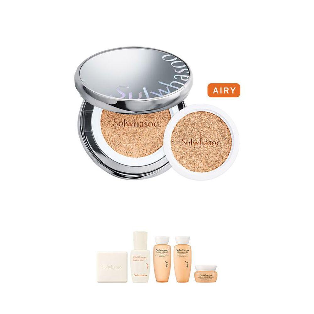 

Sulwhasoo [Single Item] Perfecting Cushion Airy Main Product 15g + Refill 15g SPF50+ 17N1