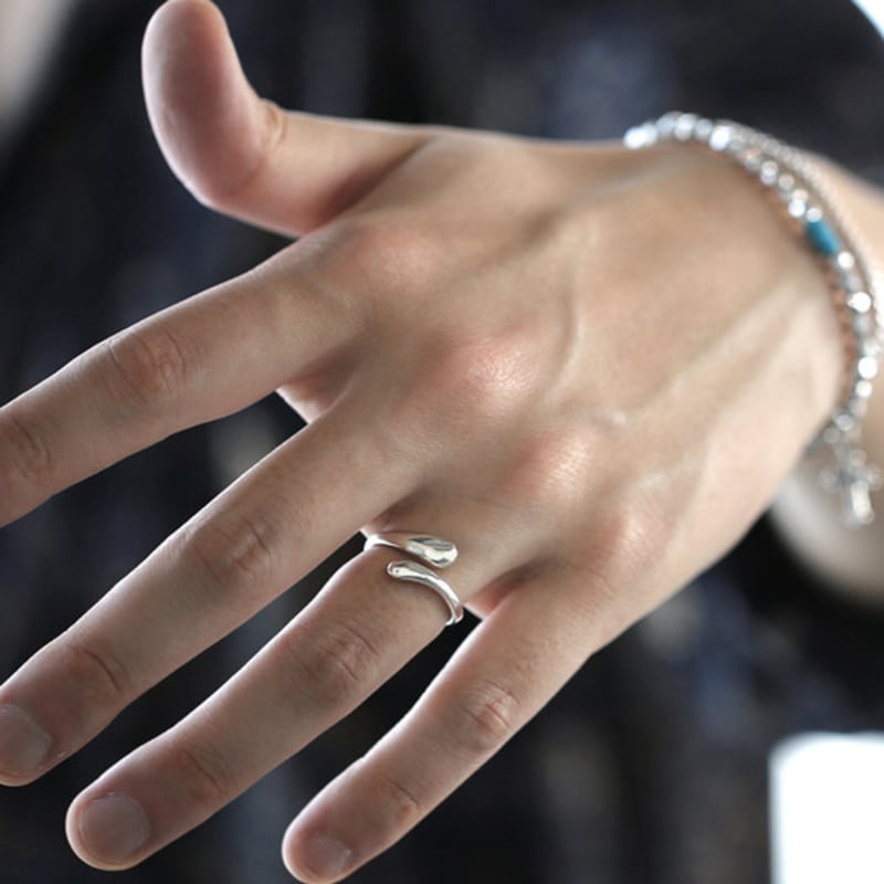 SHOVEOFF SVR-S630 Silver 925 Open Band Ring