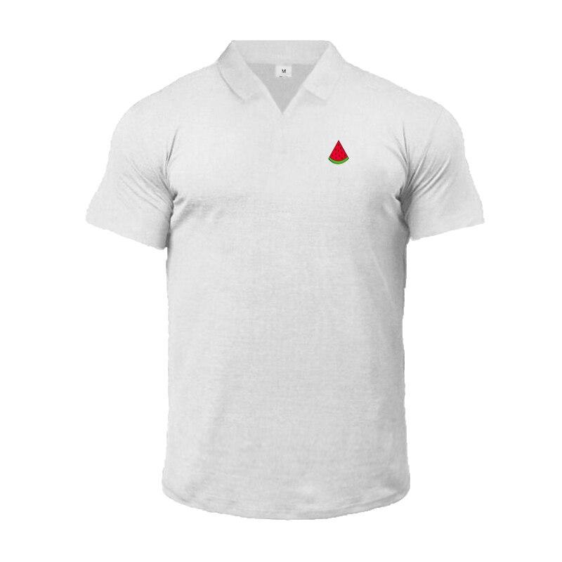 Do The Work  Muscleguys Brand Men's Pure Cotton Printed High Quantity Turned-collar Summer Fashion Casual Breathable Polo Shirt