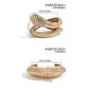 SHIXIN Punk Geometrisch Schlangenhaft Weit Öffnend Armreif Armband Damen Übertrieben Stapelbar Schlangenmanschette Federarmband Party Schmuck