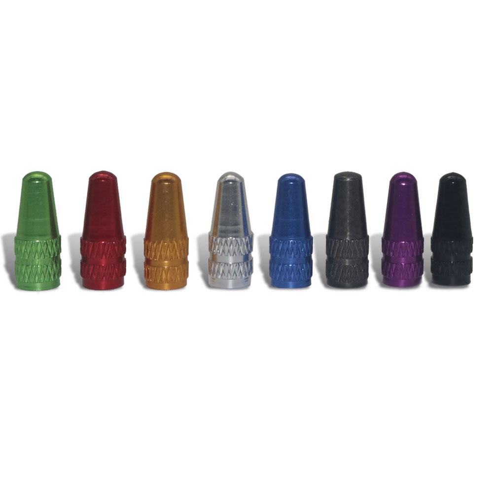 10 Pcs / Set Aluminum Alloy Road MTB Track Racing Bike Tube Tyre Bicycle Tire Wheel French Valve cap Presta AIR Valve Caps