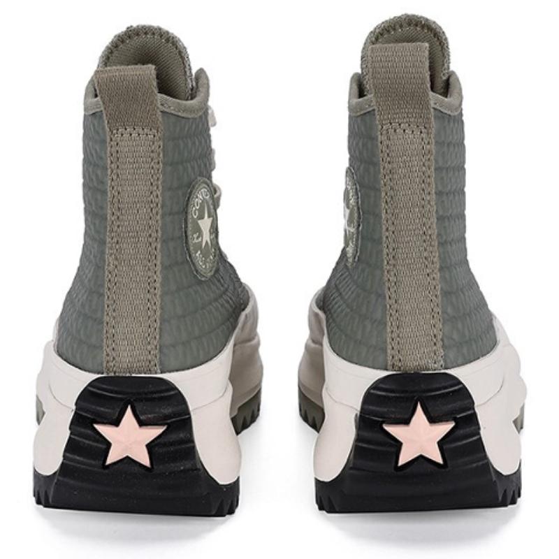 Converse Run Star Hike Alt Exploration - Light Field Surplus Comfortable & Stylish Versatile High-Top Espadrilles Unisex Green Rice