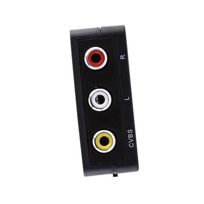 Digital HD Input To RCA Composite Video O AV CVBS Adapter Converter 720p1080p Black