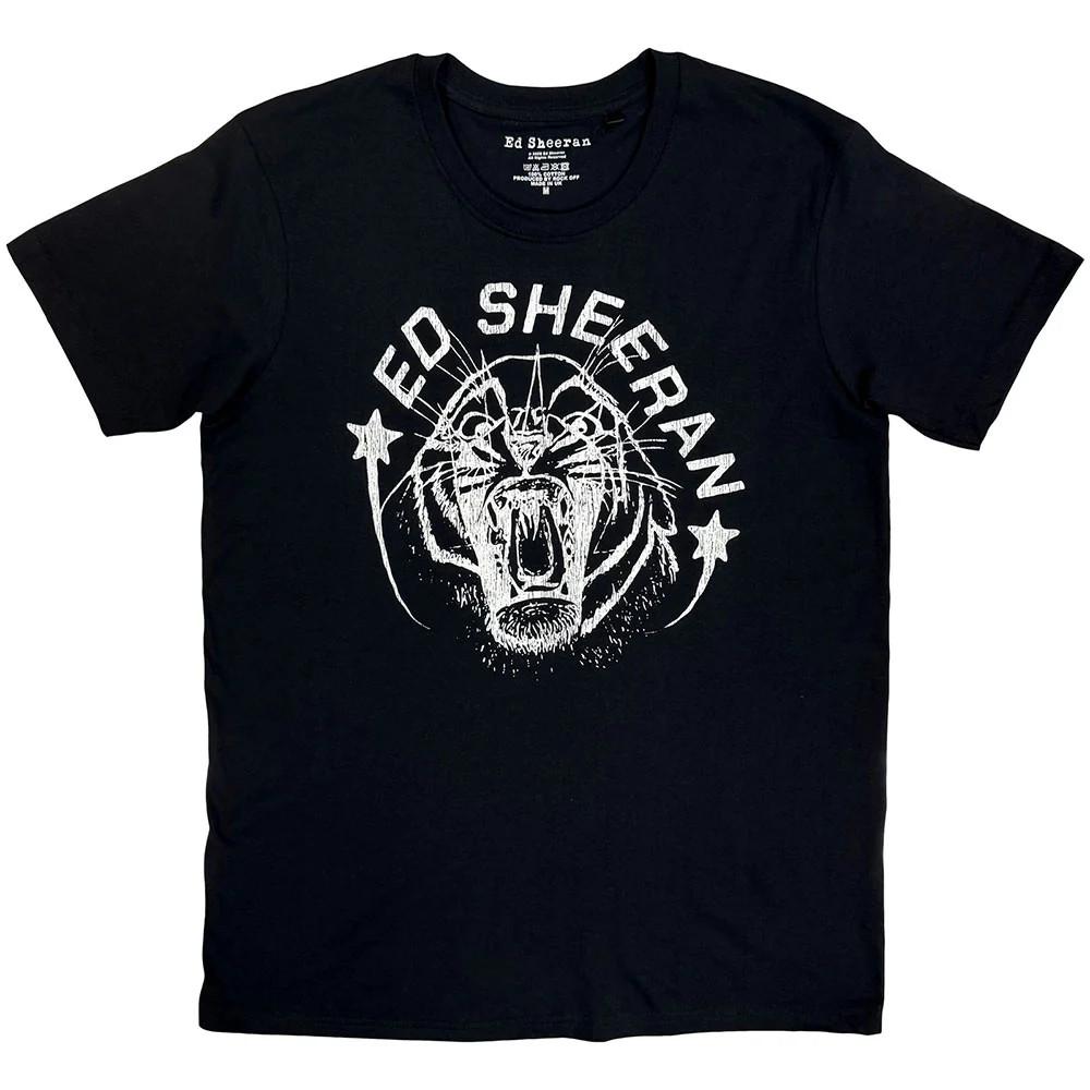 Ed Sheeran T-Shirt: Tiger (Black) OFFICIAL NEW XXL