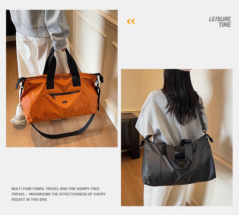 Women's Versatile Cross-Border Fitness Bag: Fashionable Sports Tote for Travel, Short Trips, and Commutes