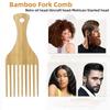 Natural Bamboo Wooden Hair Combs Anti-Static Hairdressing Comb Wide Tooth Combs Rat Tail Hair Brush Women Barber Styling Tools