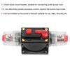 12 24V Auto PKW Zubehör Audio Verstärker Rücksetzbarer Sicherungsautomat Sicherungshalter für Automobil Schiff 60A