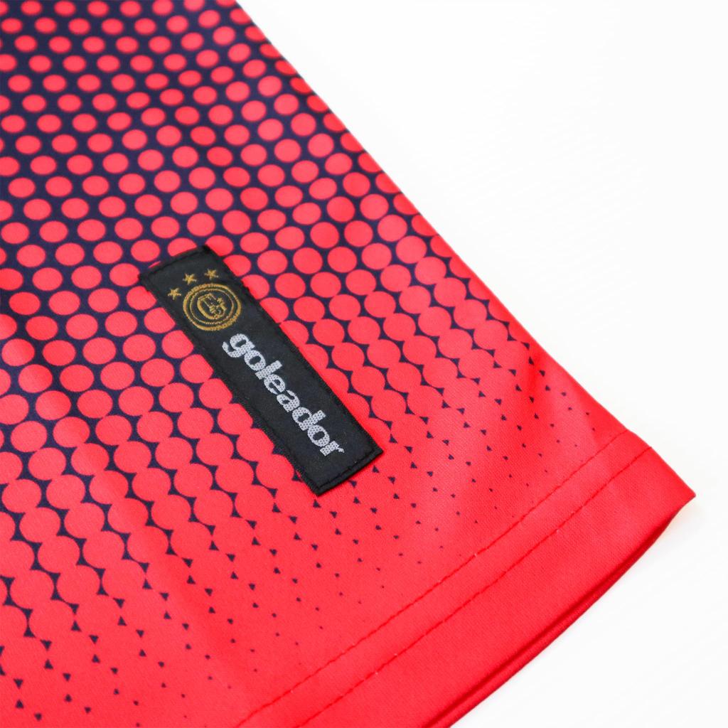 Goleador Classic Sublimation Gradient Dot Print Practice T-Shirt, White x Emerald