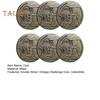 Bronze Challenge Coin Freedom Dies When Dictators Rise Metal Hobo Coin Live Free or Die Collectible Lucky Token Coin for Collectors