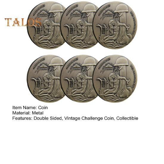 Bronze Challenge Coin Freedom Dies When Dictators Rise Metal Hobo Coin Live Free or Die Collectible Lucky Token Coin for Collectors