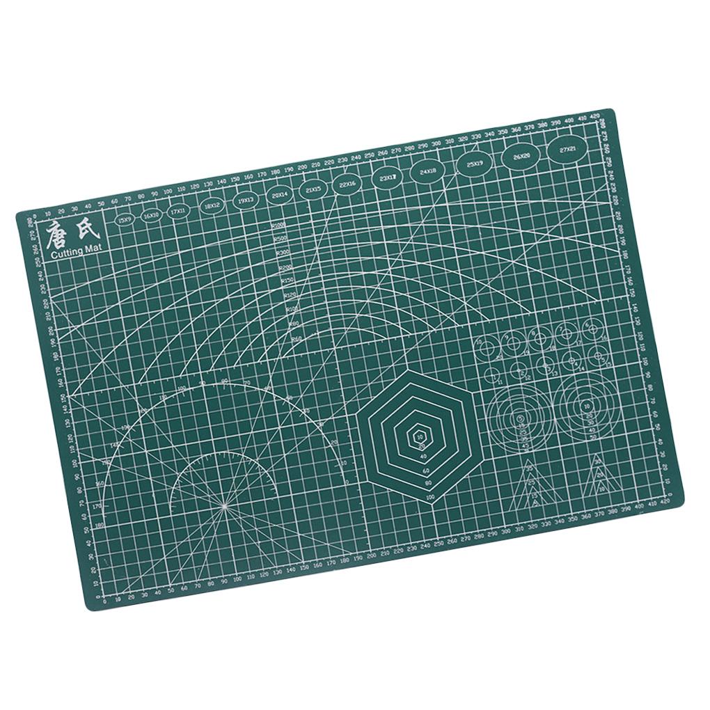 Mata do grawerowania A3 Art Self PVC Dwustronna deska do projektu rzemieślniczego, tkaniny, pikowania, scrapbookingu - Zielona