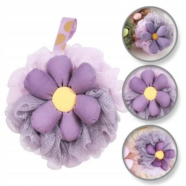 Ecarla Myjka Gąbka Do Mycia Ciała Na Mokro 15Cm Sweety Fiolet Gb14Fio