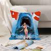 Horror Movie J-Jaws Pillow Case Office Cushions Suitable For Sofa Car Bedroom Decorative Cushion Cover
