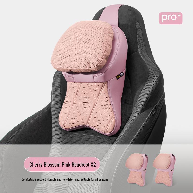 New Year Car Headrest: Aviation-Grade Neck Support Pillow & Memory Foam Backrest for Mercedes-Benz & BMW