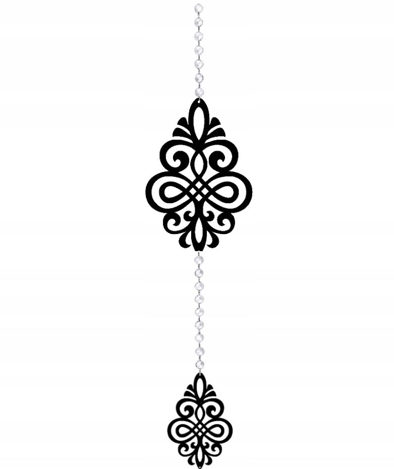 Z1 white GARLAND pendant decoration OPENWORK curtain decor
