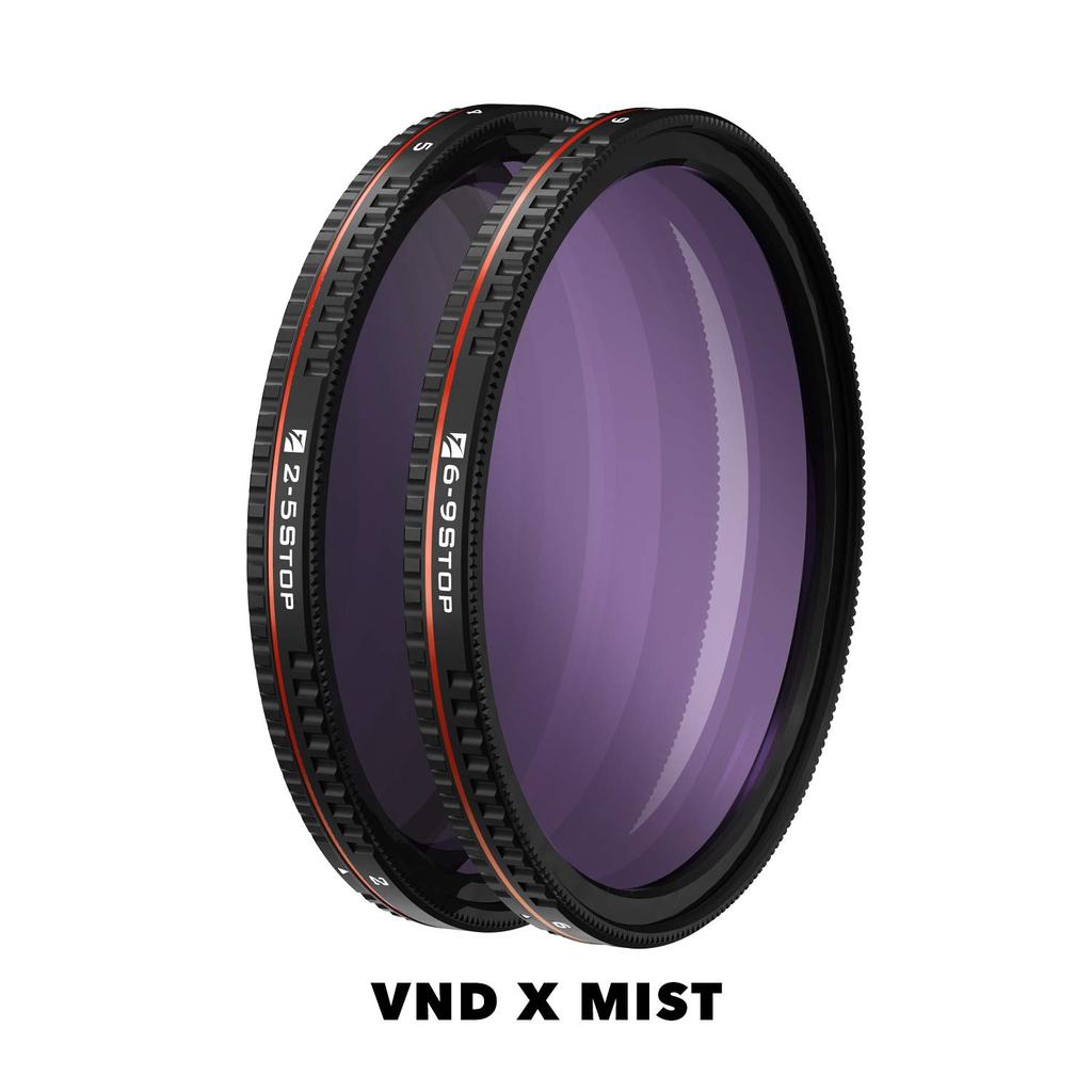 Freewell 77mm Threaded Variable ND Filter Stop Stop 2 Pack (Mist Edition) All-Day 2-5 & 6-9 -