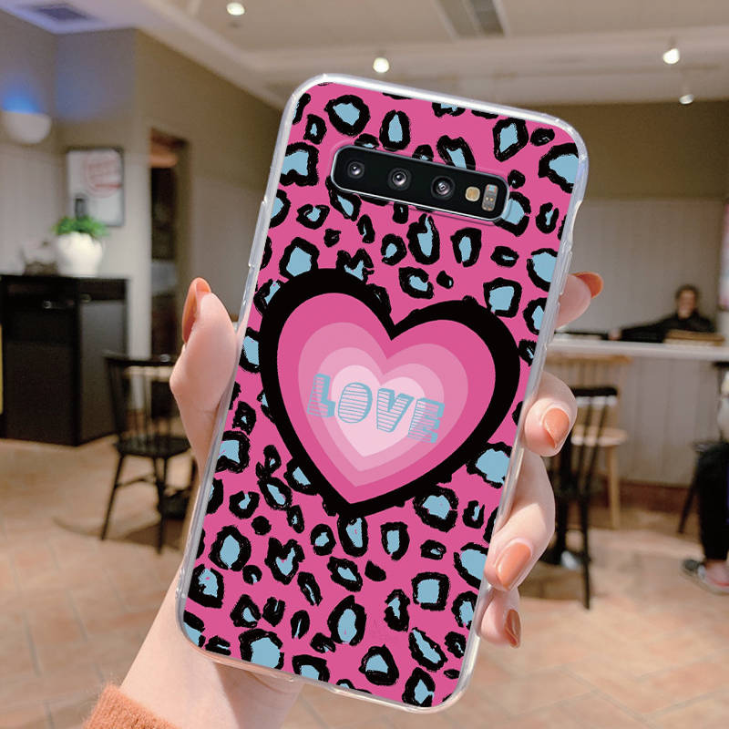 

Clear Case For Samsung Galaxy S10 S10E S 10 Plus S9 S20 FE S20 10 Plus Lite Leopard Soft TPU Shell Silicone for Samsung S10+ S20