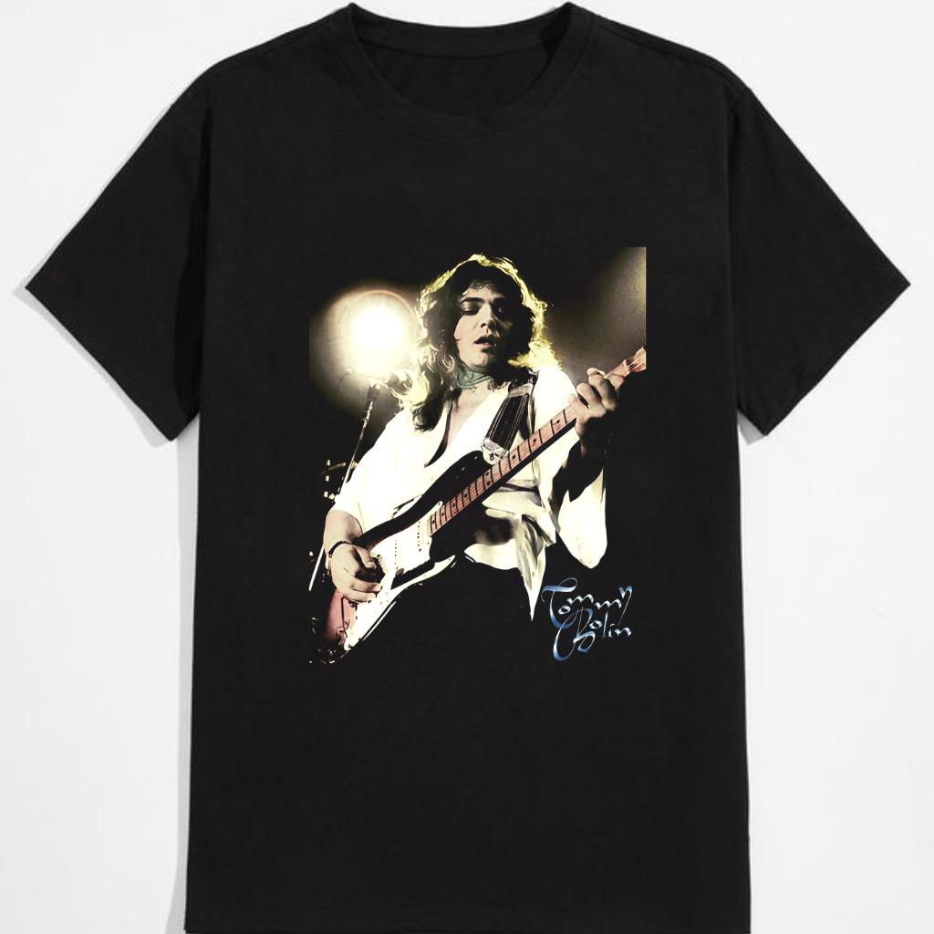 NEW Tommy Bolin Signature T-Shirt – Short Sleeve Unisex Rock Music Tee Full Size S