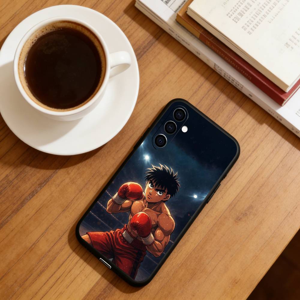 Anime H-Hajime no Ippo M-Makunouchi Ippo Phone Case For Samsung Galaxy A73,A72,A71,A70,A53,A52,A51,Others Soft Black Cover