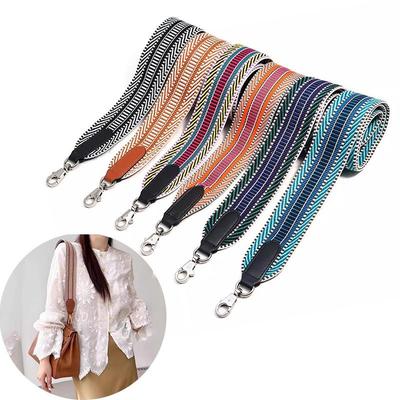 5CM Wide Canvas Shoulder Strap - Plain Flower Design for Crossbody Bag Replacement