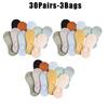 Invisible Breathable Ankle Socks Womens Thin Low Cut No Show Anti Slip Non Drop Air Cool Mesh Summer Casual Footwear Socks