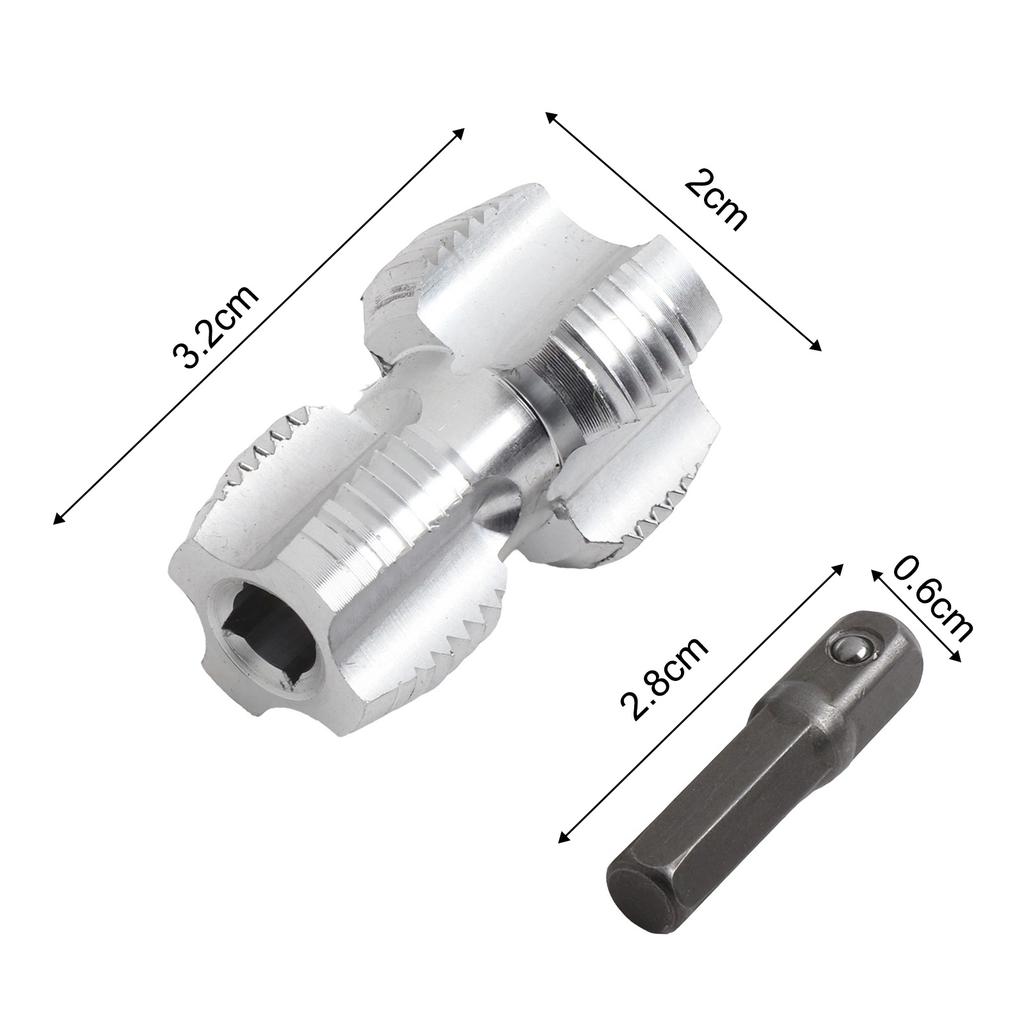 Pvc Pipe Threader Kit 4 Points 6 Points PPR Water Pipe Internal Thread Opener For Pvc Plastic Pipe Waterpipe Tapping Tool