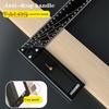 Woodworking Square Ruler High Precise Anti-drop Design Wide Application Multi-Function Angle Precision Square Woodworking Ruler