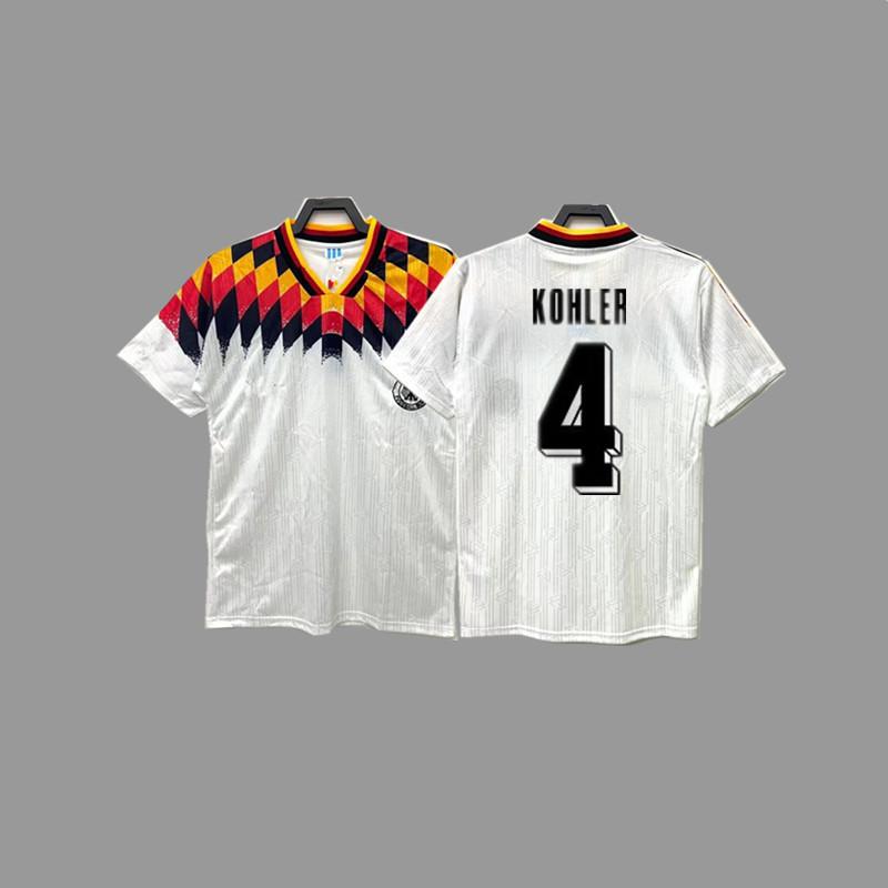 Vintage Jersey Football Jersey Germany Home Jersey Klose Klinsmann Kahn Matthius Müller Jersey