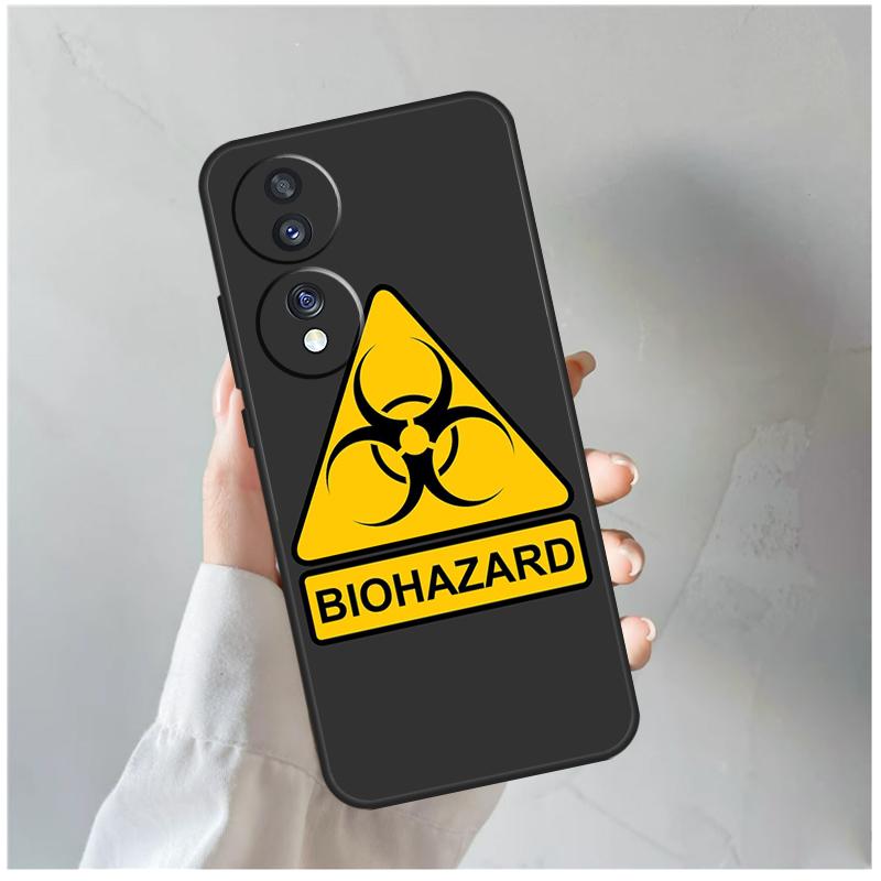 

Biohazard Symbol Logo For Honor Magic 8 7 6 5 Pro Case For Honor 400 200 Lite 90 70 50 X8c X8b X9a X9b X9c X9d Win Honor 70
