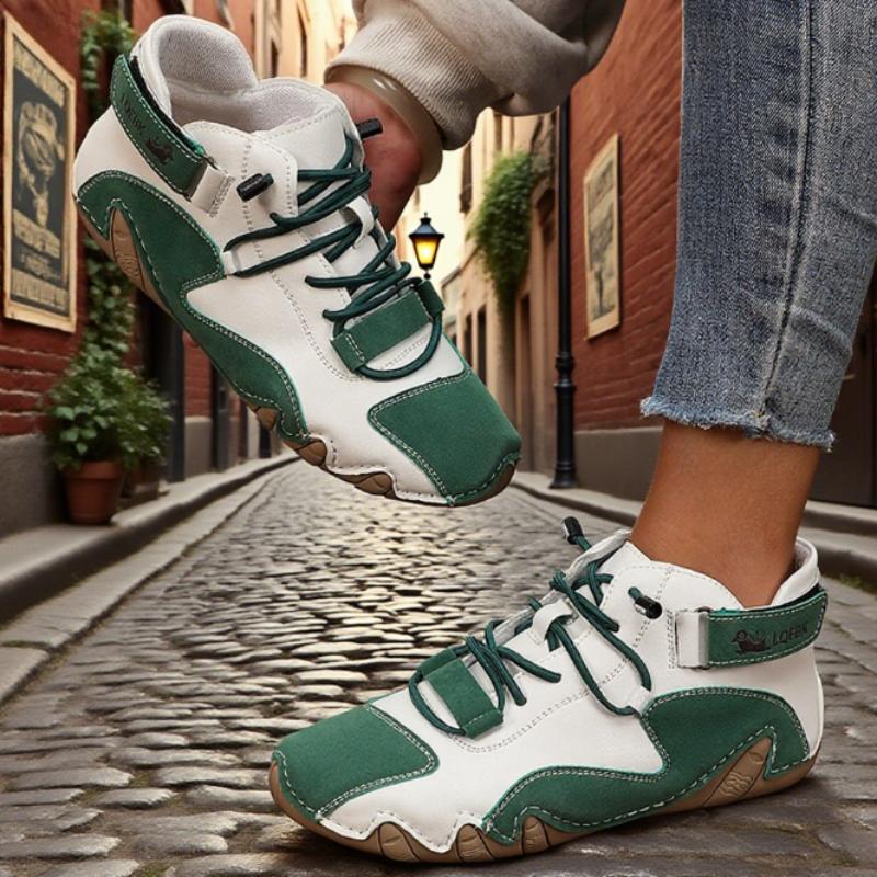 New  En's Retro Design Ankle Boots Men Outdoor Casual Leather Shoes Breathable Comfortable Summer  Flat Sneakers