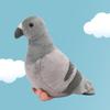 Simulated Gray Pigeon Plush Toy Cute Soft Stuffed Animals Lifelike Plush Dove Bird Doll Children Birthday Gifts Home Decor Gifts