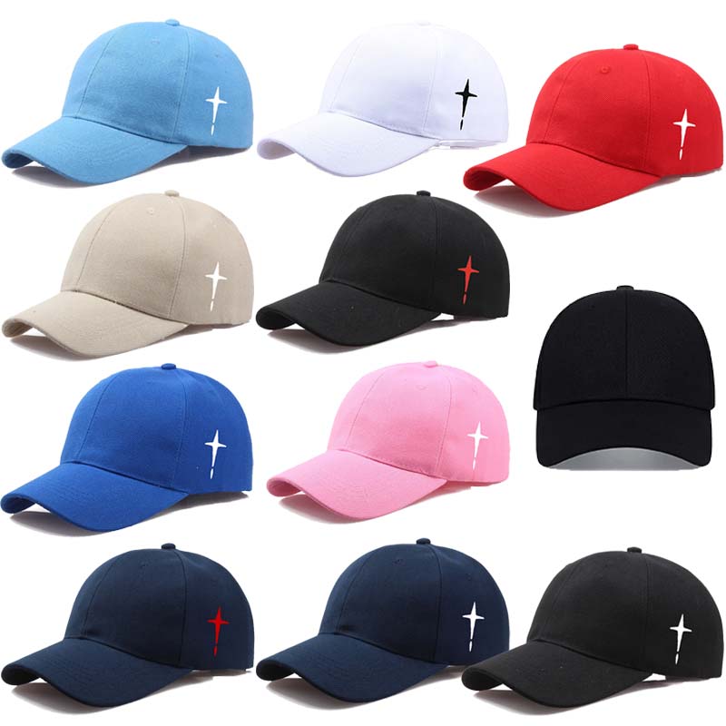 

New Style Fashion Baseball Cap Unisex Side Cross Embroidery Spring and Autumn Outdoor Adjustable Casual Hats Sunscreen Hat 55-62CM