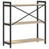 Bookshelf Sonoma Oak 80 x 30 x 85 cm Engineered Wood