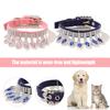 Fashionable Comfortable Faux Leather Pet Dog Collar with Pendant for Teddy