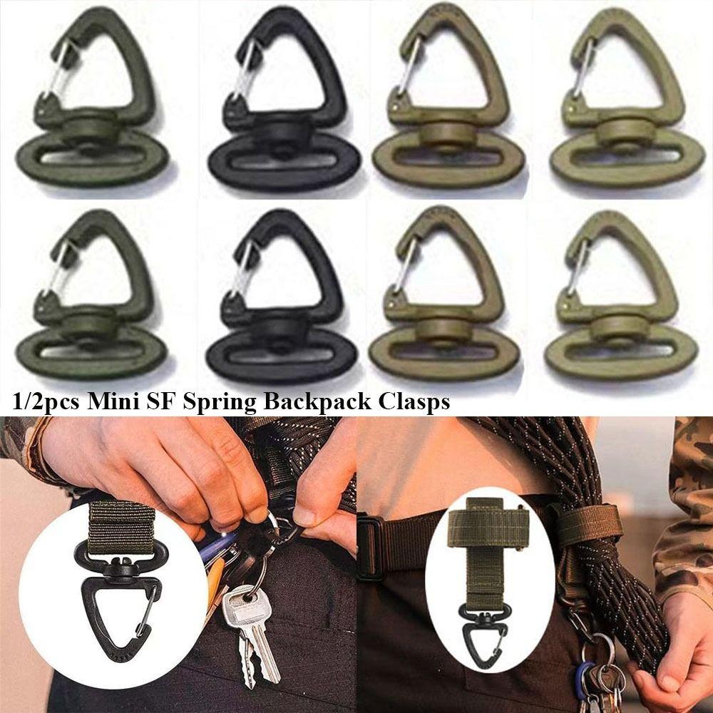 

1/2pcs Mini SF Carabiners 25/38/50mm Climbing Carabiners New EDC Keychain Outdoor Tool