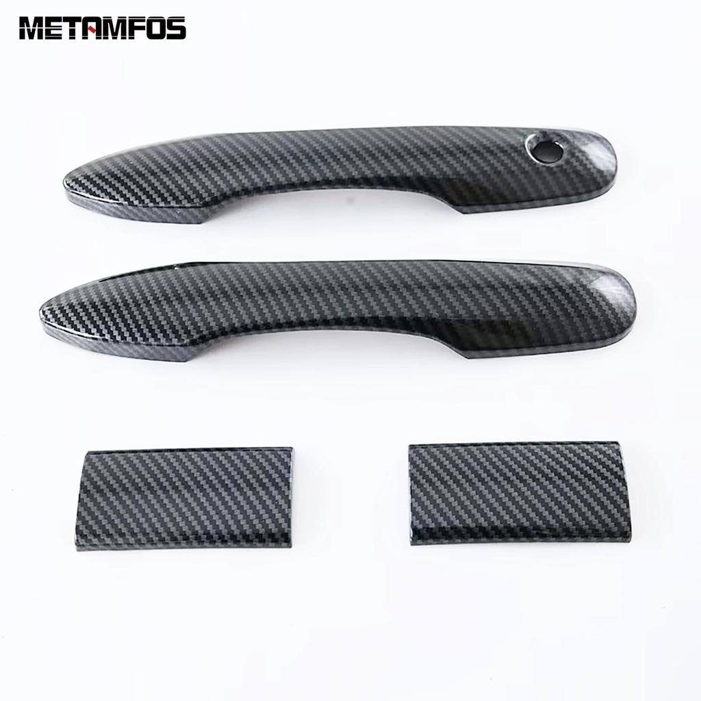 For Toyota Hiace Granvia Commuter -  2024 Chrome Side Door Handle Cover Trim Protection Cap Accessories Car Styling