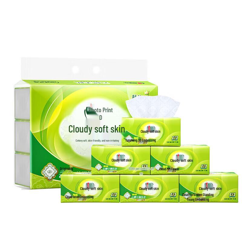 Mind Act Upon Mind Cloud-Soft Embossed Facial Tissues