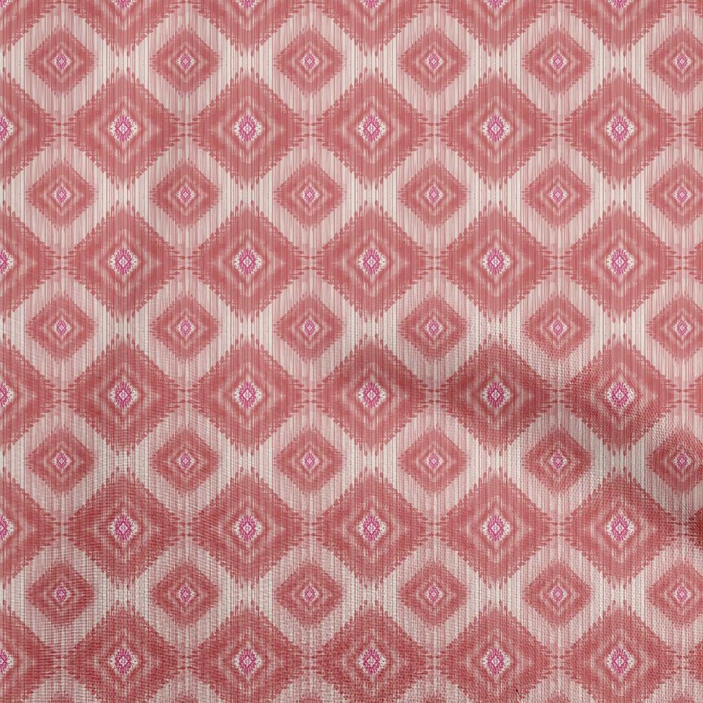 oneOone Cotton Flex Gray Fabric Asian Ikat Craft Projects Decor Fabric Printed By The Yard 40 Inch