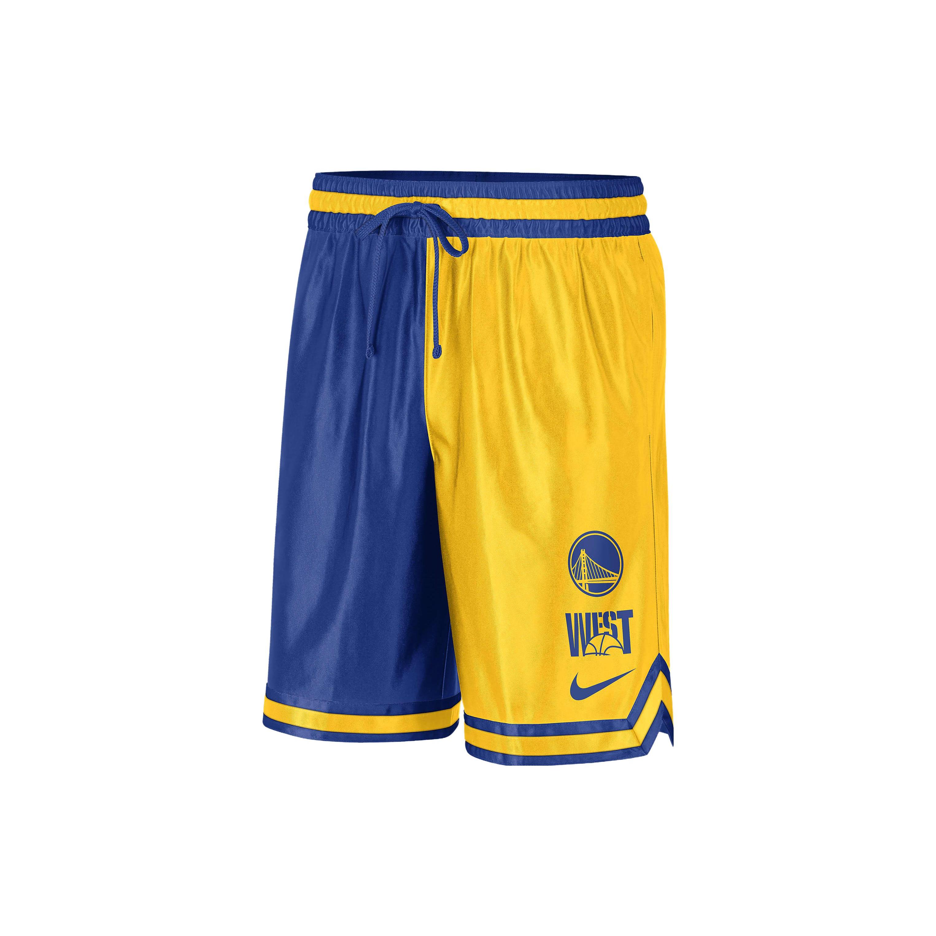 

New Nike Sports Shorts Men Yellow Blue Patchwork DR9360-728 XXL