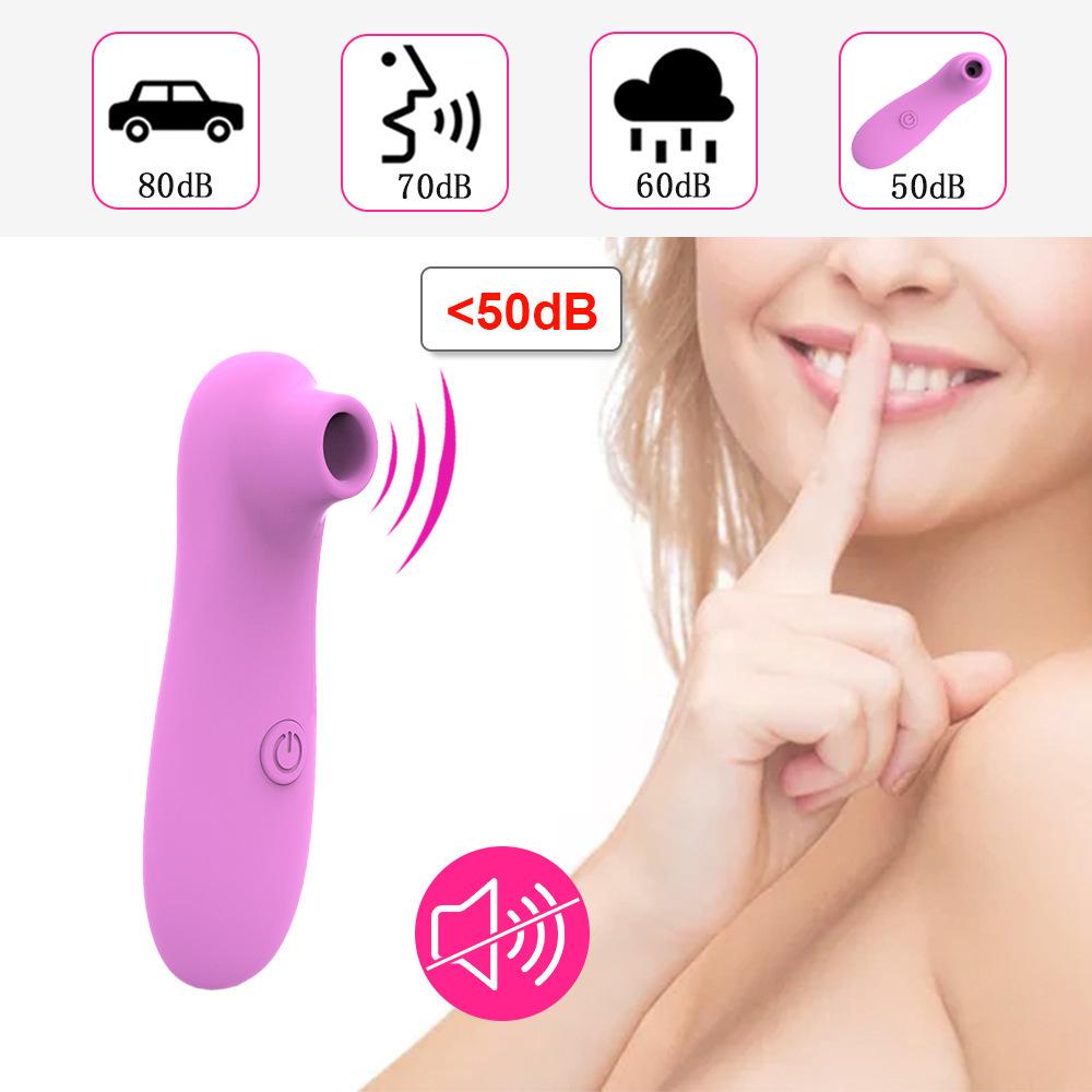 10-Speed Adjustable Pleasure Sucker Massager for Couples - Battery-Powered Adult Toy