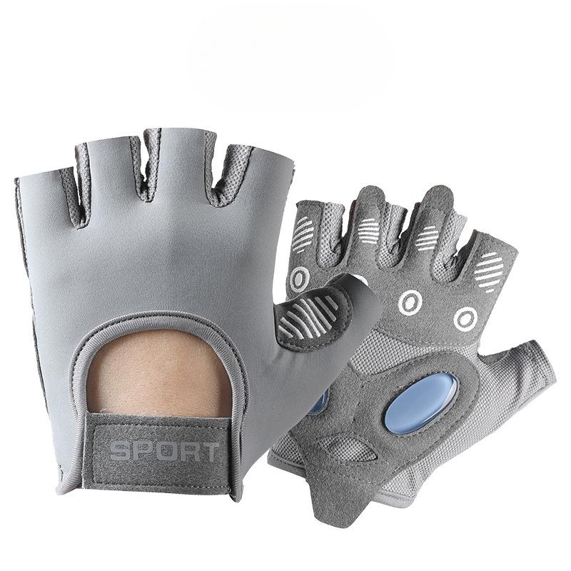 

New Fitness Exercise Half Finger Women s Non Slip Sun Protection Yoga Bicycle Cycling Equipment Training Outdoor Mountaineering Gloves S