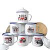 OLOEY Vintage Enamel Mug Set