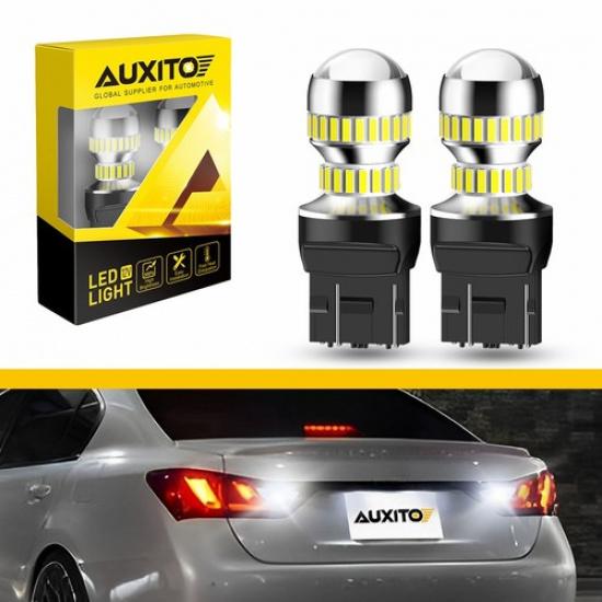AUXITO 7443 7444 LED Back Up Reverse Light Bulbs Cool White 6000K Bright 2X