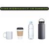 Large Car Door Cup Holder, Vehicle Armrest Cup Holder for Almost Any Grey
