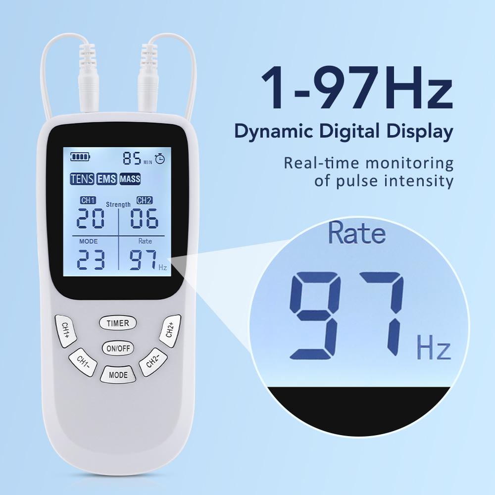 36 Modes Electric Muscle Stimulator Body Physiotherapy Device Ems Tens Pulse Electrostimulator Acupuncture Massager Relief Pain