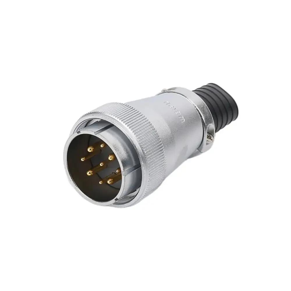 WEIPU WS40 TQ/ZG Metal Industrial M40 Power Electric Connector Signal Adapter 5pin 9pin 15pin 26pin 31Pin 52Pin High Voltage