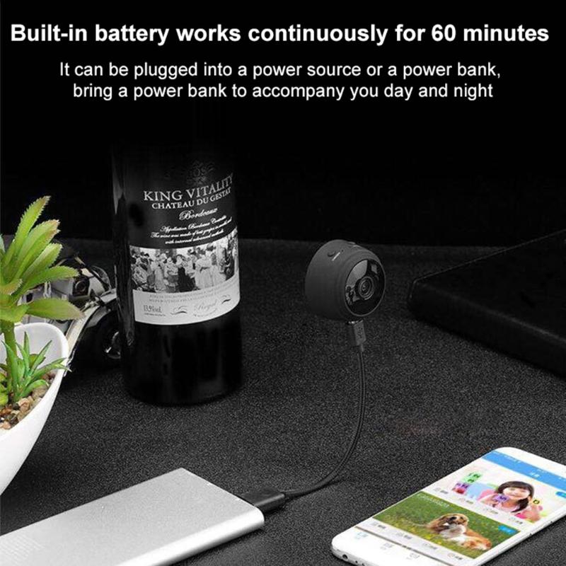 Durable Mini Camera IP Camera HD Wireless Night Vision Recording Camcorder WiFi Remote Monitor With Motion Detection Cam
